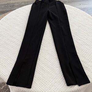 Black Wide-Leg Trousers